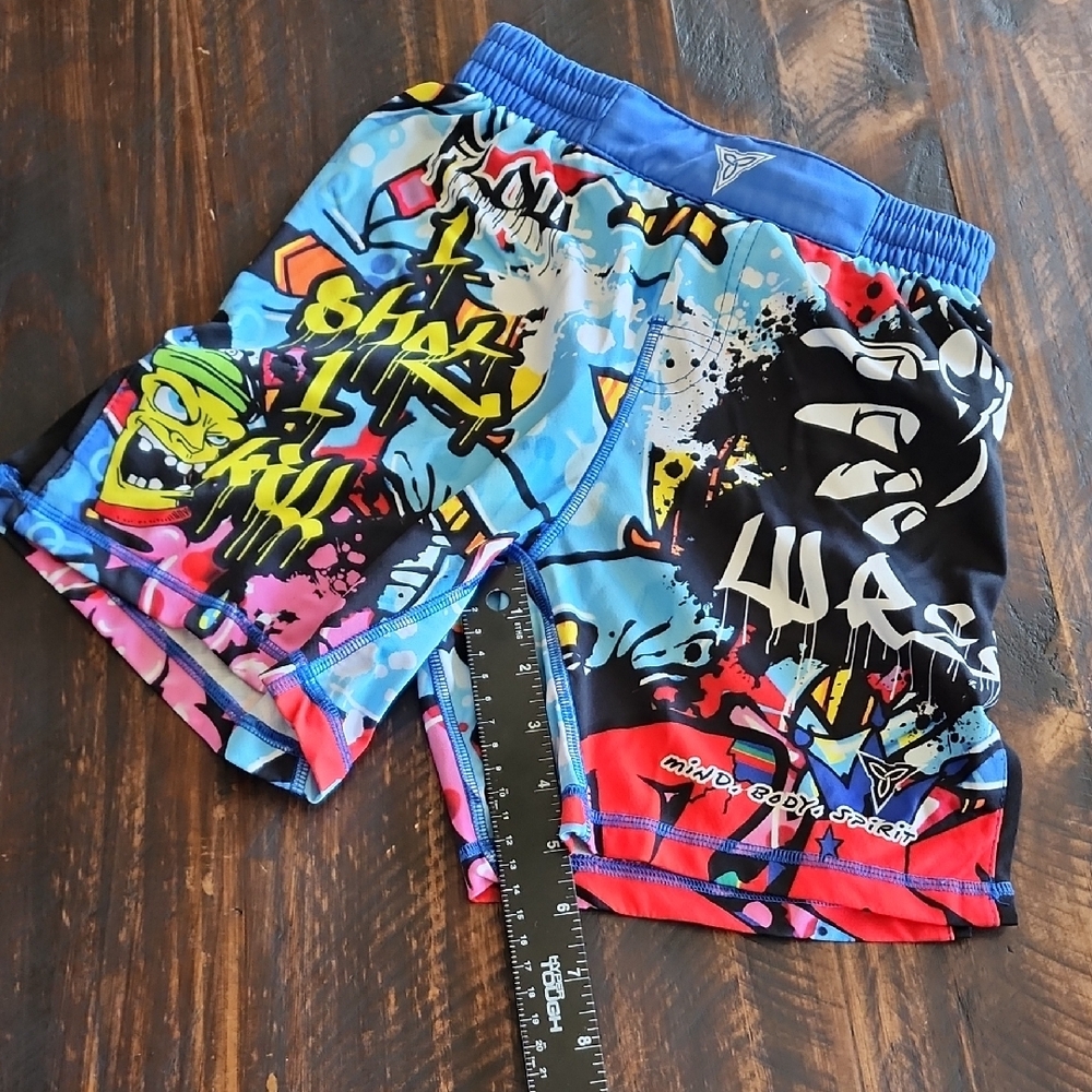 Elite Kids Rashguard Set - Black and Multicolor - Picture 12 of 15